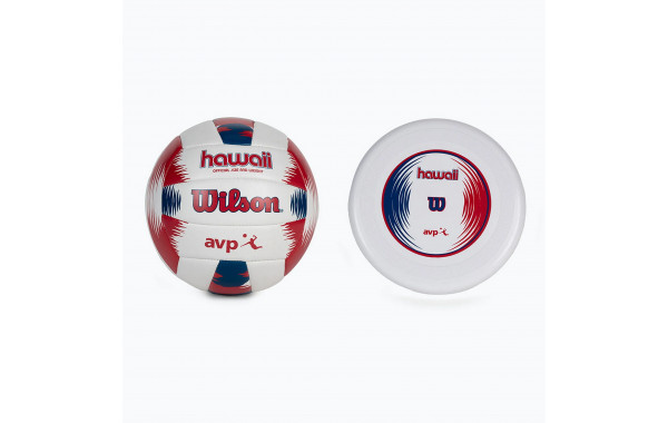 Набор мяч и фрисби Wilson Hawaii AVP WTH80219KIT 600_380