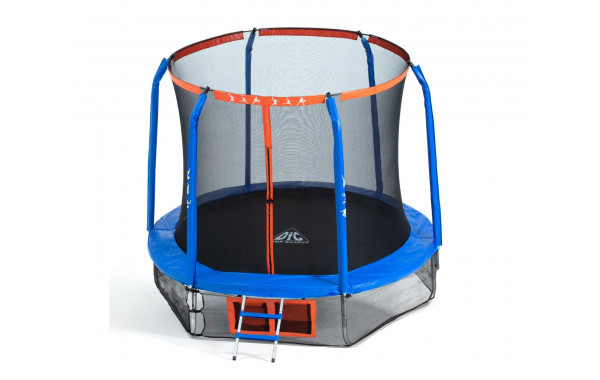 Батут DFC Jump Basket 14ft внутр.сетка, лестница (427cм) 14FT-JBSK-B 600_380