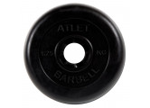 Диск обрезиненный d26мм MB Barbell MB-AtletB26-1,25 1,25кг черный