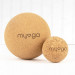 Массажный мяч d10см, пробка Myga Cork Massage Ball RY1347 75_75