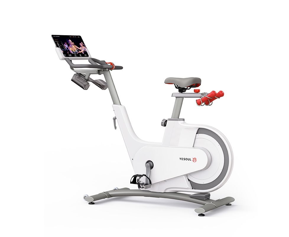 Велотренажер Yesoul Smart Spinning bike V1 белый 978_800