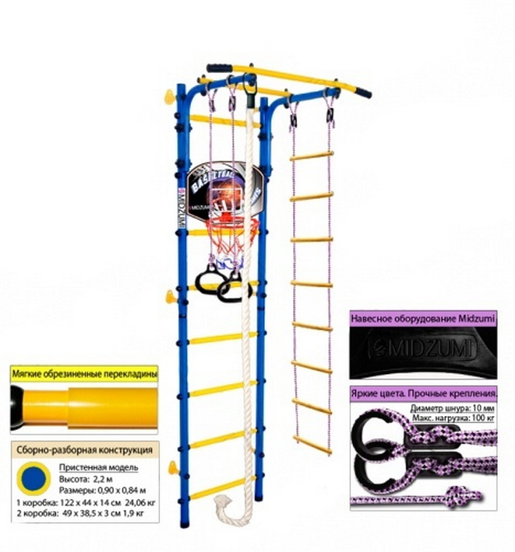 Шведская стенка Midzumi Niji Kabe Basketball Shield 747_800