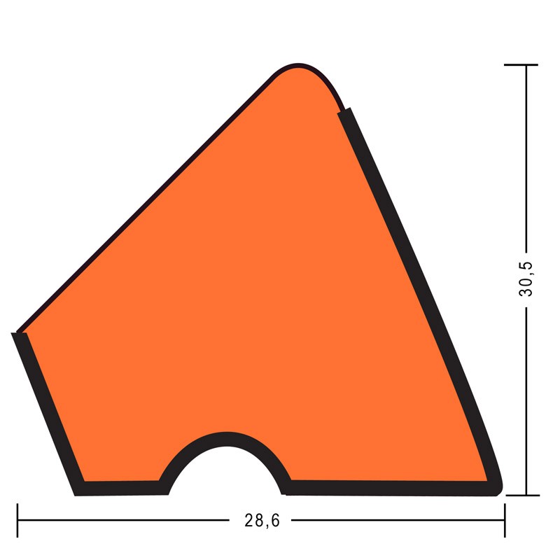 Резина для бортов Eurosprint Standard Rus Pro U-118, 152см 10фт, 6шт. 800_800