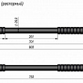 Турник раздвижной (распорный) V-Sport ST057.3 120_120